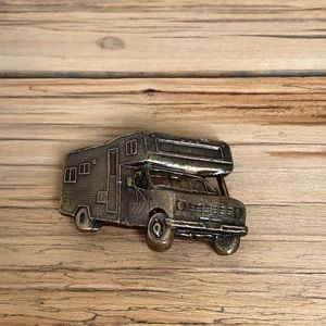 Vintage Baron Buckles Recreational Vehicle RV Camper Truck Figural Belt buckle